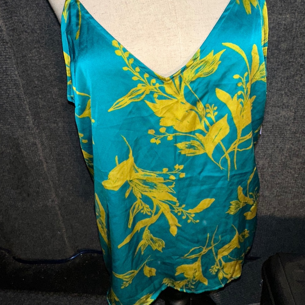Stars Above Floral Print Sleep Camisole Sz L